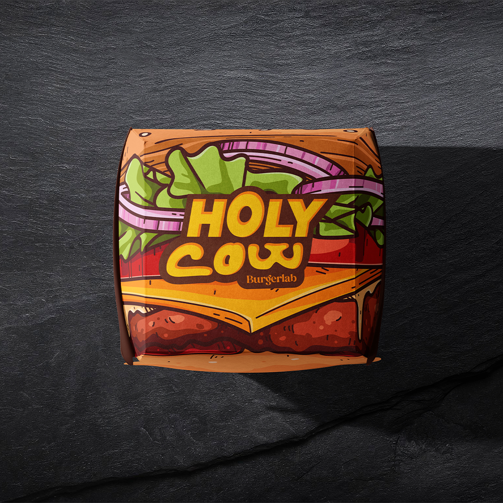 Grafikeintopf · Marcel Heidel · Grafikdesign · Holy Cow Burgerlab